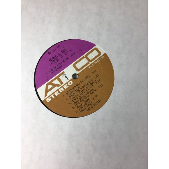 VTG*Sonny & Cher Record Album LP “Look at Us”I Got You Babe*1965*Great Condition - Picture 4 of 7